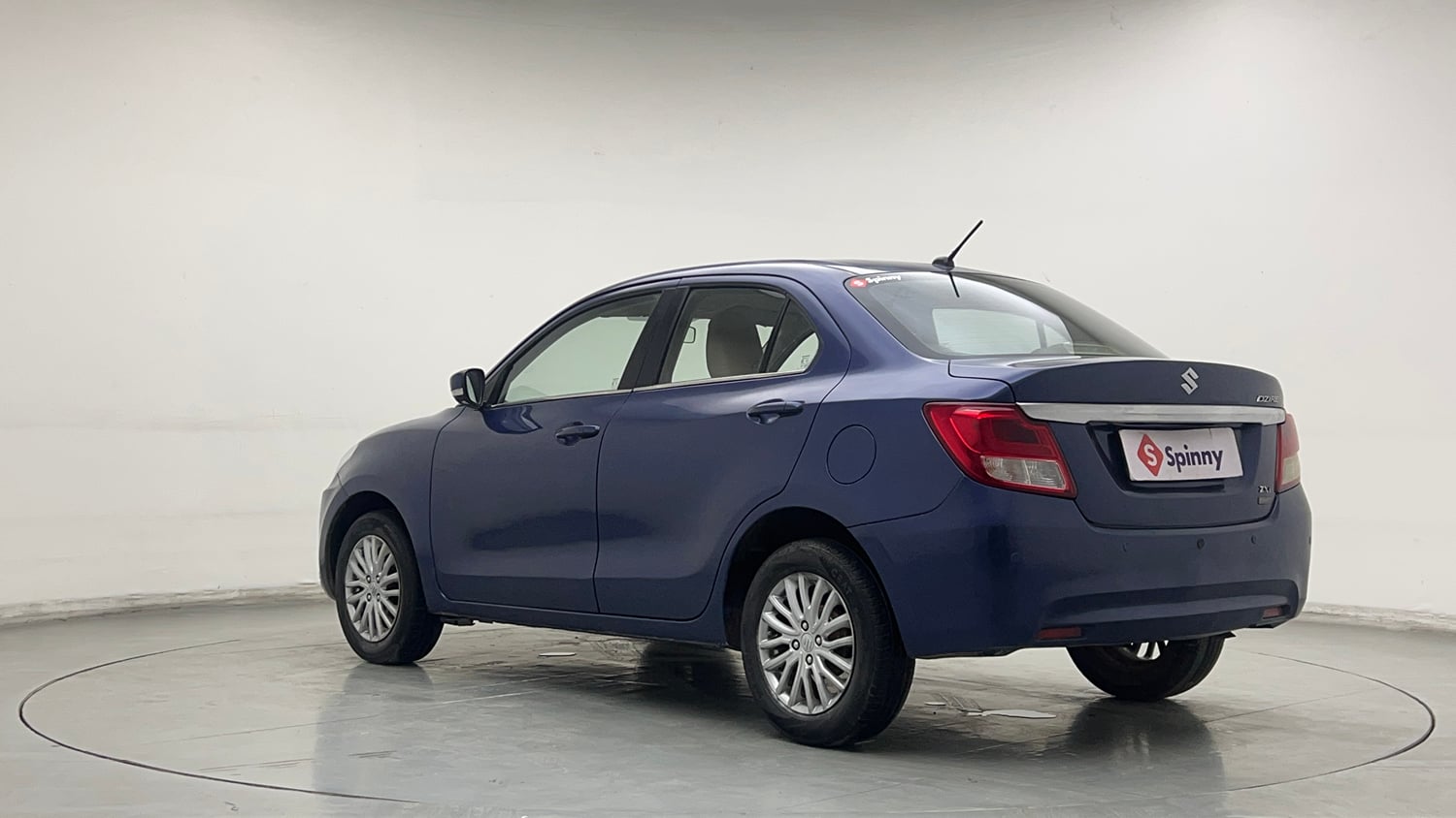 Used 2017 Maruti Suzuki Dzire ZXi AMT Petrol Automatic exterior LEFT REAR CORNER VIEW