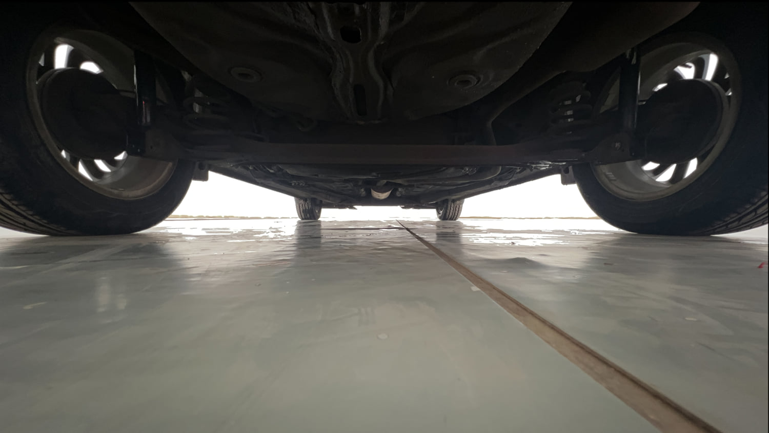 Used 2018 Maruti Suzuki Dzire ZXi Plus AMT Petrol Automatic extra REAR UNDERBODY VIEW (TAKEN FROM REAR)