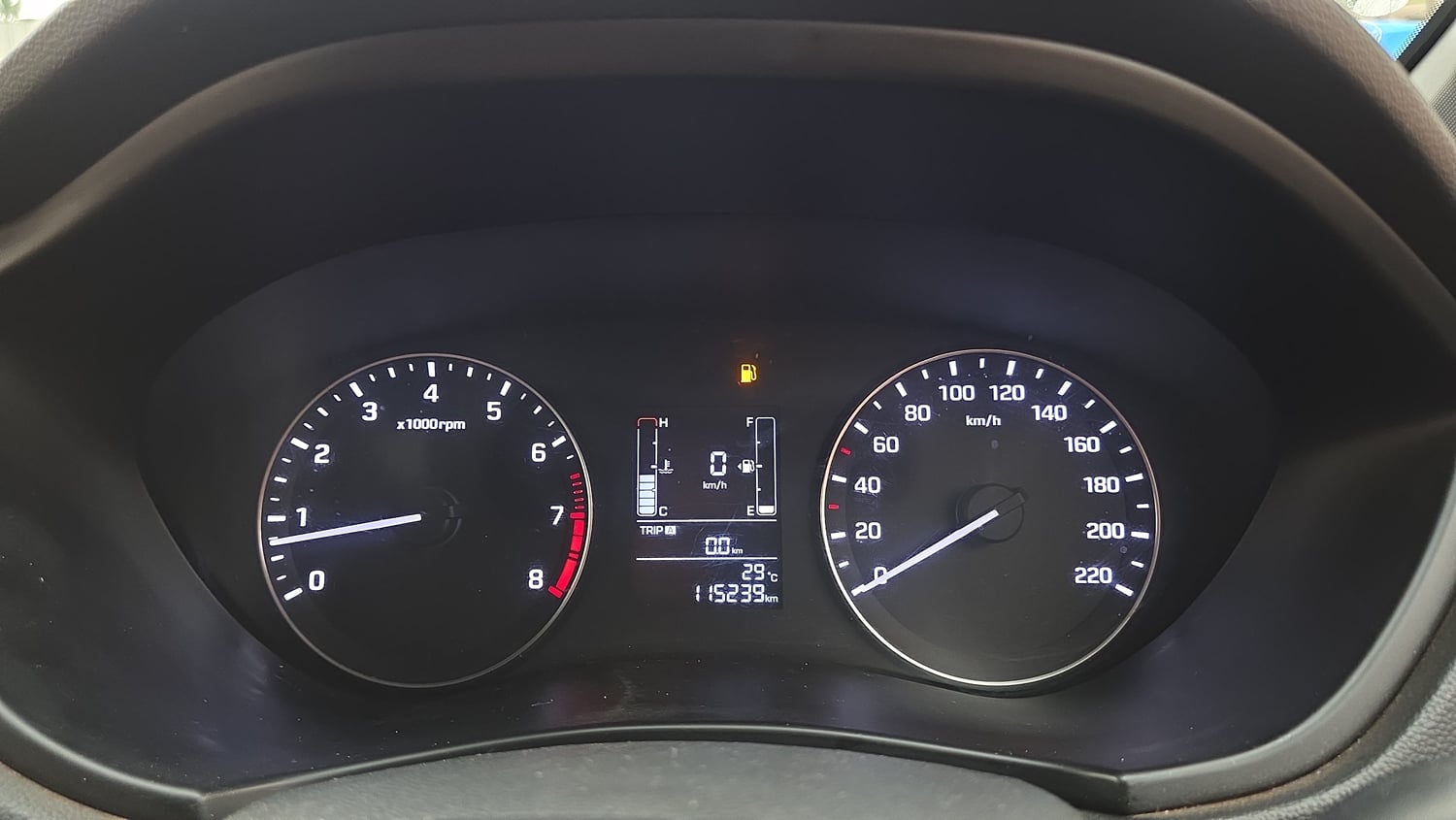 Used 2018 Hyundai Elite i20 Asta 1.2 Dual Tone Petrol Manual interior CLUSTERMETER VIEW