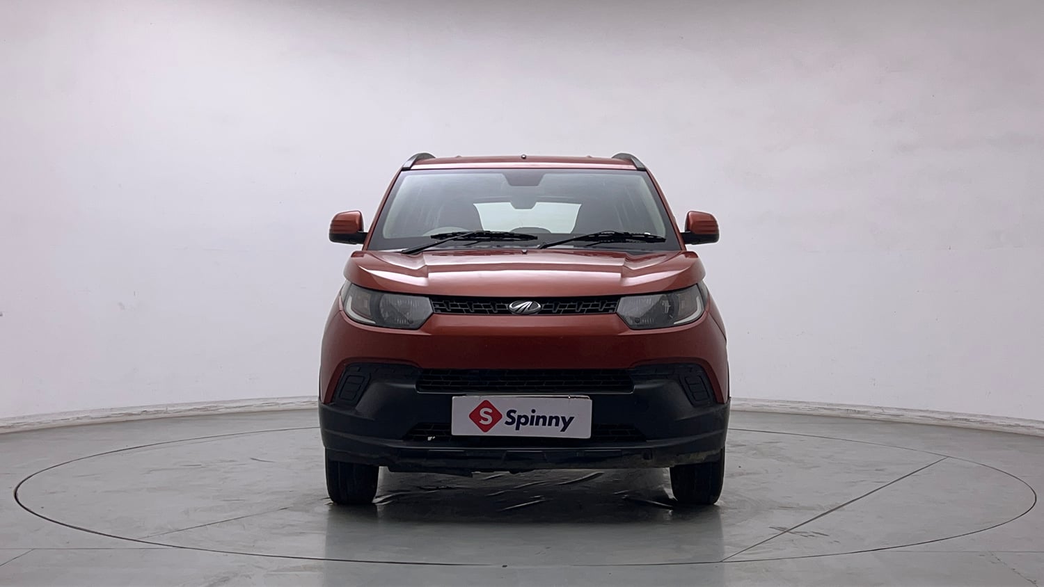 Used 2017 Mahindra KUV100 K4 6 STR Petrol Manual exterior FRONT VIEW