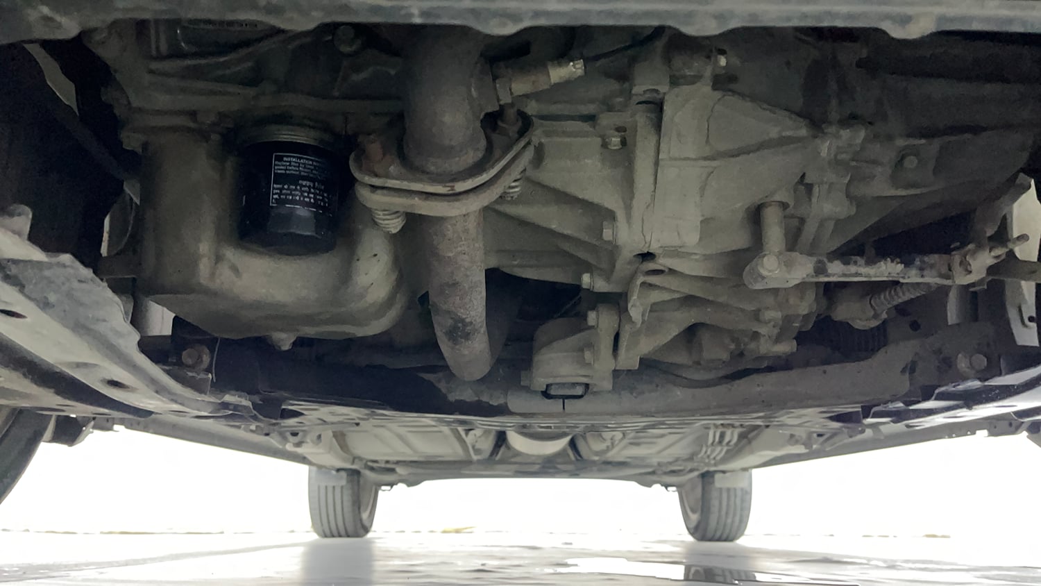Used 2019 Maruti Suzuki Baleno Zeta Petrol Manual extra FRONT LEFT UNDERBODY VIEW