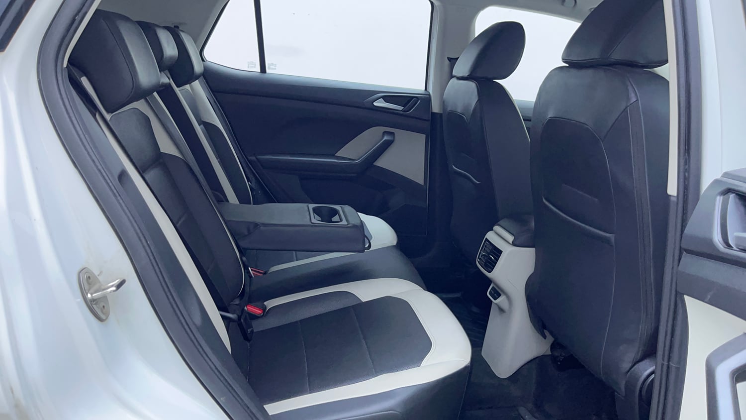 Used 2022 Volkswagen Taigun Topline 1.0 TSI AT Petrol Automatic interior RIGHT SIDE REAR DOOR CABIN VIEW