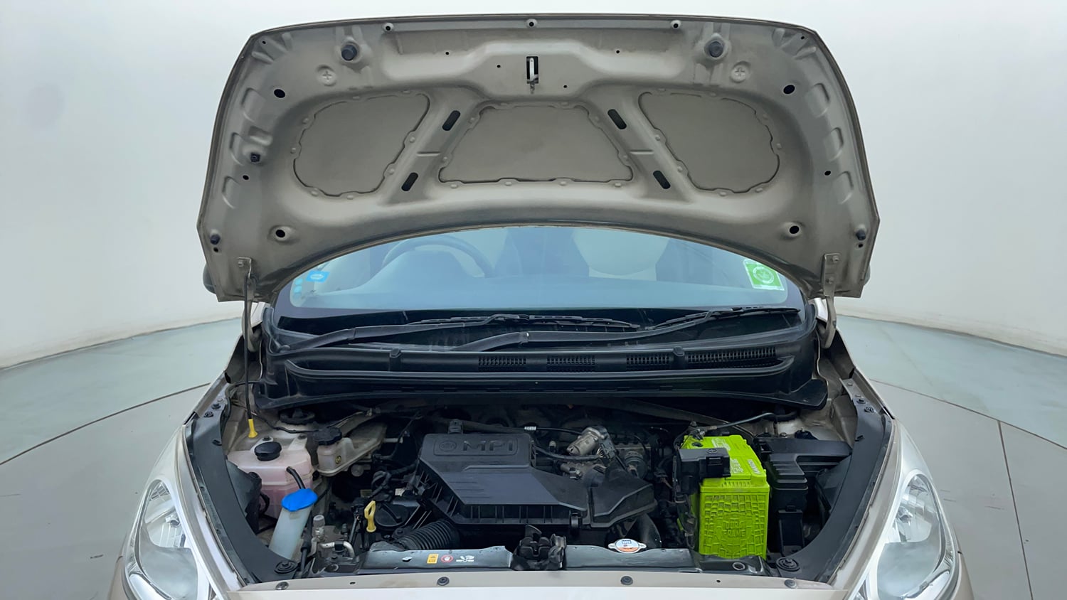 Used 2019 Hyundai Santro Era Executive Petrol Manual engine ENGINE & BONNET OPEN FRONT VIEW