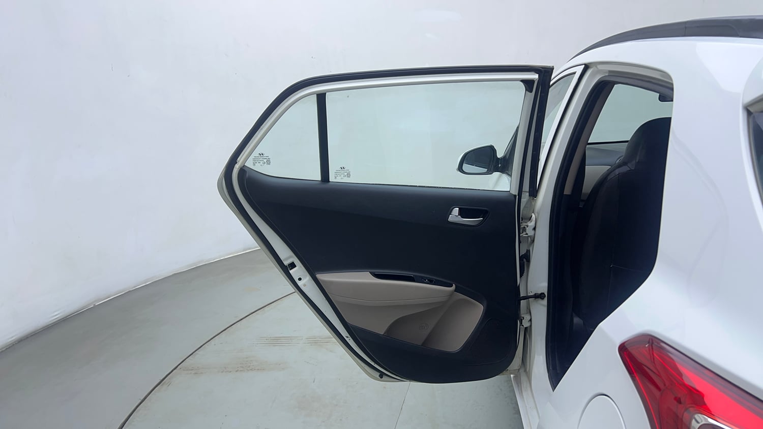 Used 2016 Hyundai Grand i10 Asta AT 1.2 Kappa VTVT Petrol Automatic interior LEFT REAR DOOR OPEN VIEW