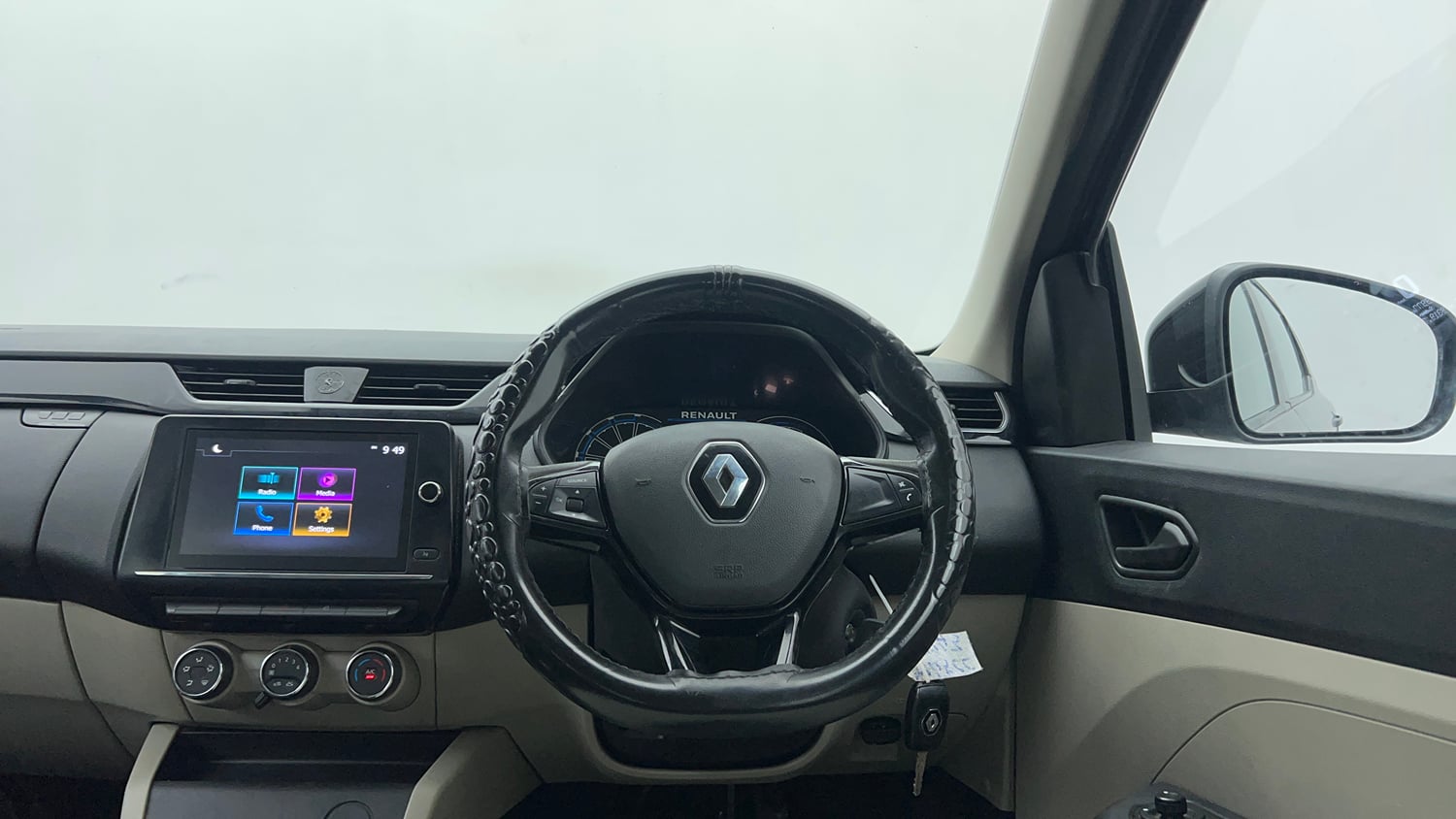 Used 2023 Renault Triber RXT EASY-R AMT Petrol Automatic interior STEERING VIEW