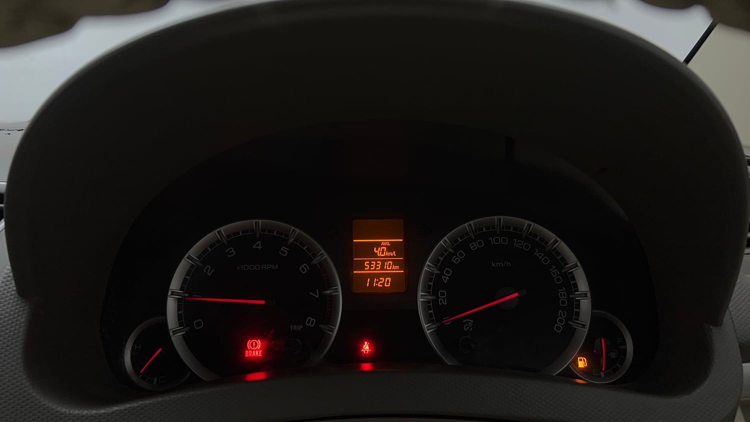 Used 2018 Maruti Suzuki Ertiga VXI Petrol Manual interior CLUSTERMETER VIEW