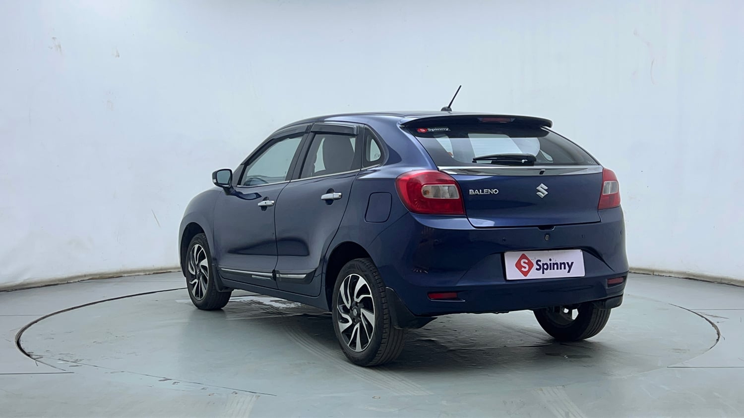 Used 2021 Maruti Suzuki Baleno Zeta Petrol Manual exterior LEFT REAR CORNER VIEW