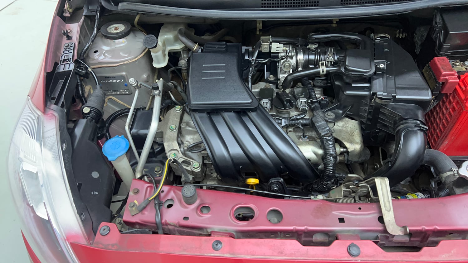 Used 2016 Datsun GO T Petrol Manual engine ENGINE RIGHT SIDE VIEW