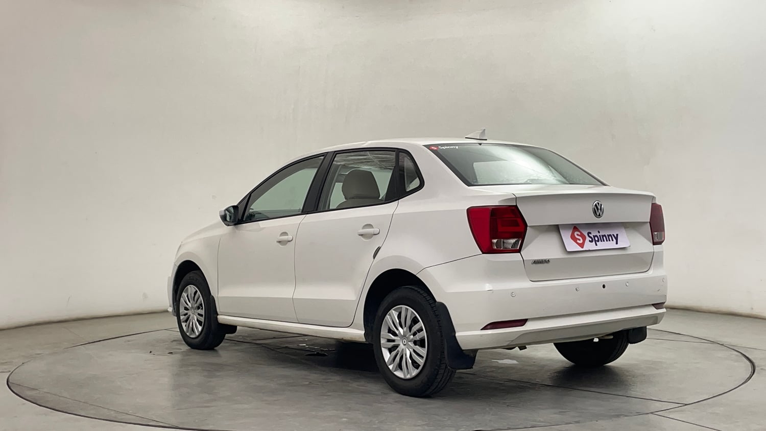 Used 2019 Volkswagen Ameo Trendline 1.0L (P) Petrol Manual exterior LEFT REAR CORNER VIEW