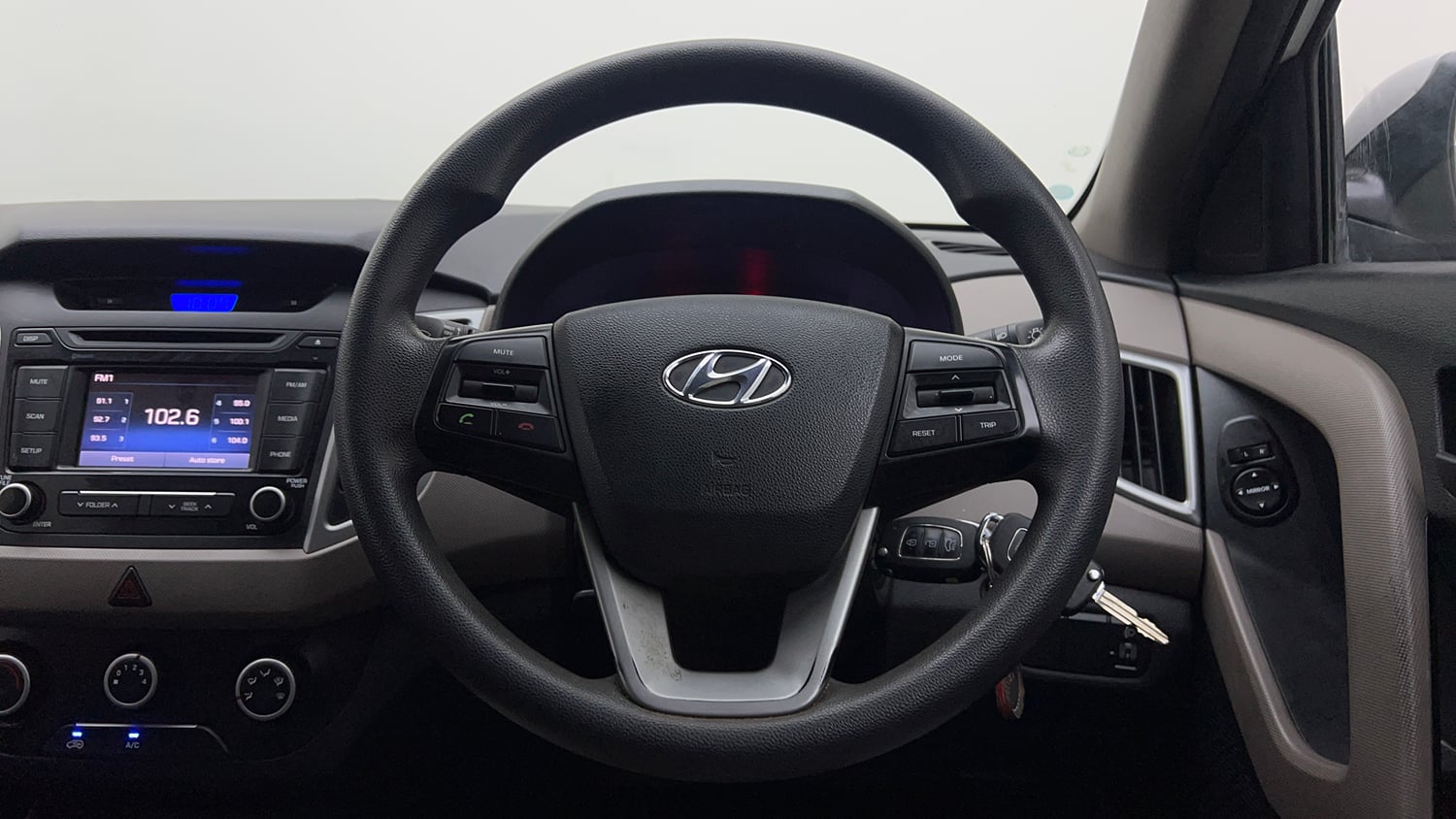 Used 2018 Hyundai Creta E Plus 1.6 Petrol Petrol Manual interior STEERING VIEW
