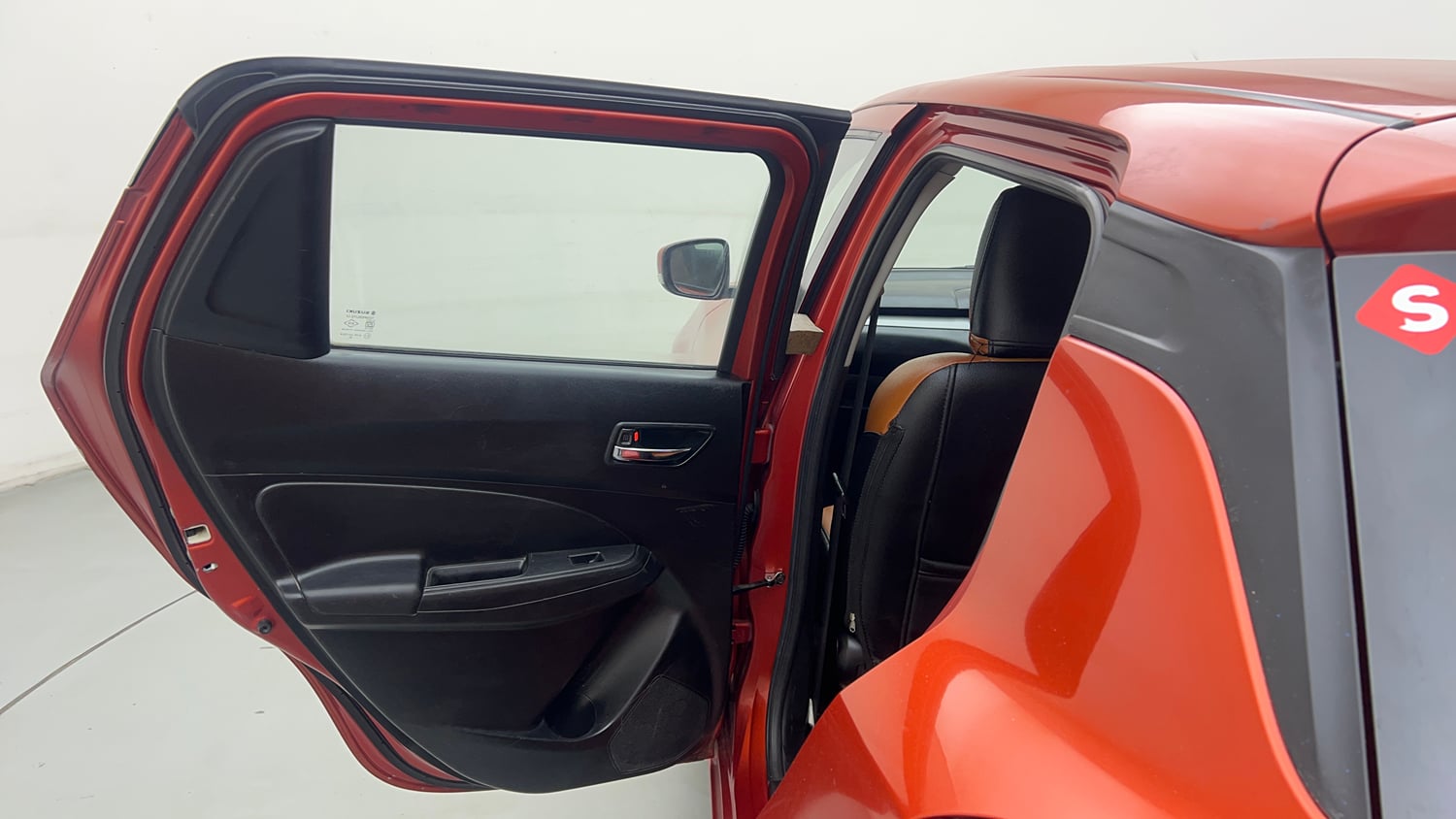 Used 2018 Maruti Suzuki Swift VXi Petrol Manual interior LEFT REAR DOOR OPEN VIEW