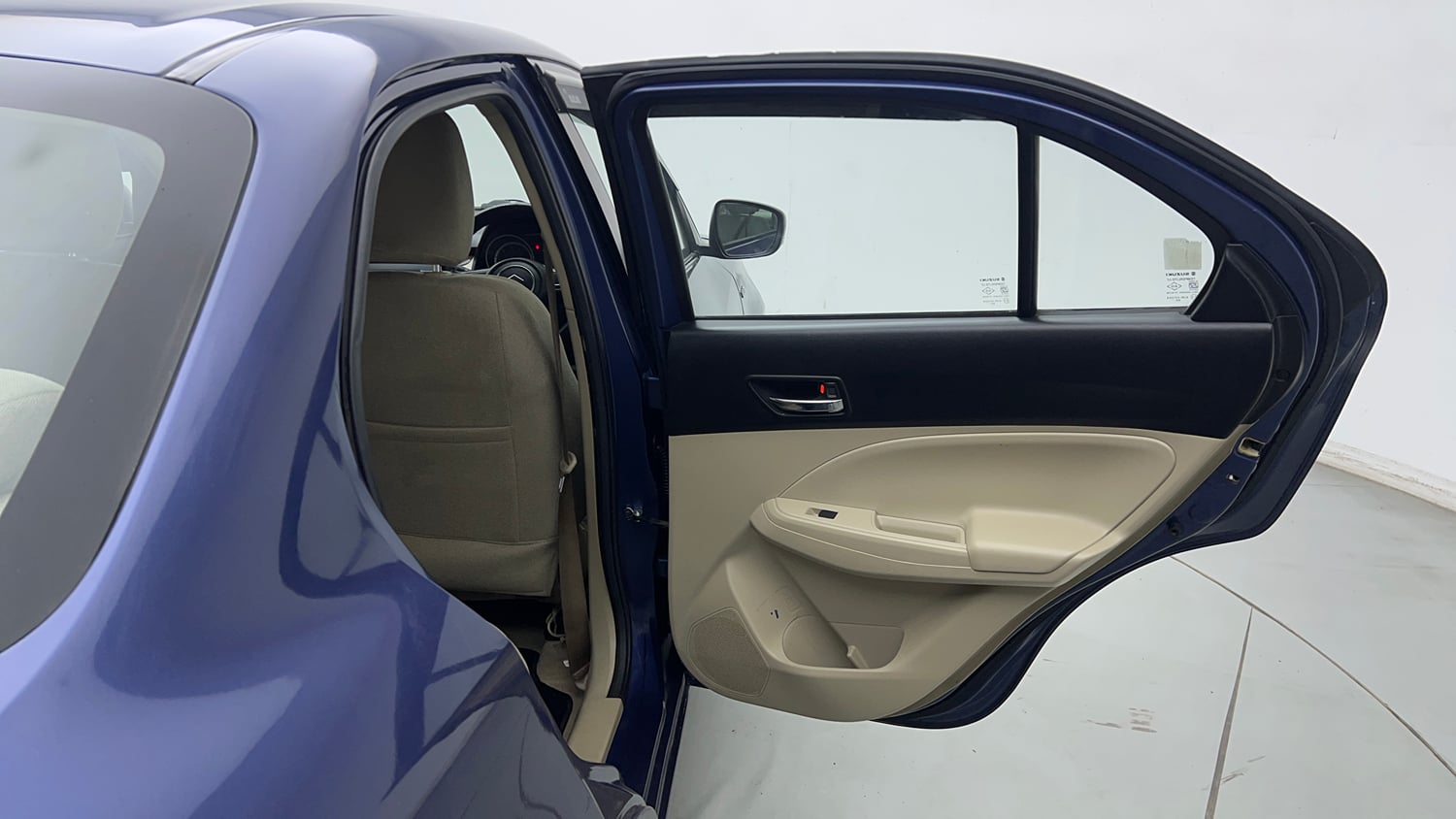 Used 2017 Maruti Suzuki Dzire VXi AMT Petrol Automatic interior RIGHT REAR DOOR OPEN VIEW
