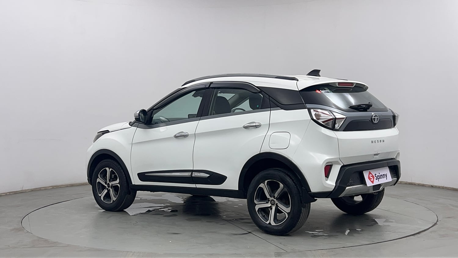 Used 2022 Tata Nexon XZ Plus (O) Petrol Manual exterior LEFT REAR CORNER VIEW