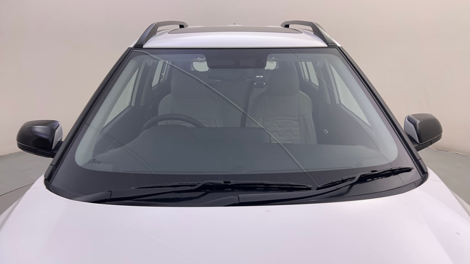 Used 2023 Hyundai Exter SX (O) Connect 1.2 AMT Petrol Automatic exterior FRONT WINDSHIELD VIEW
