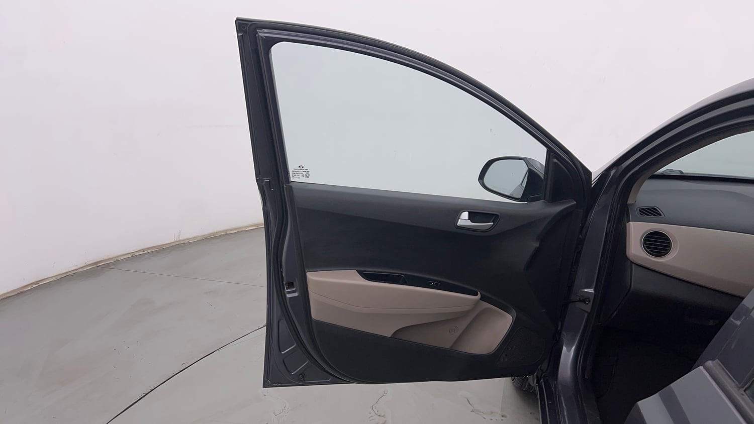 Used 2015 Hyundai Grand i10 Sportz 1.2 Kappa VTVT Petrol Manual interior LEFT FRONT DOOR OPEN VIEW