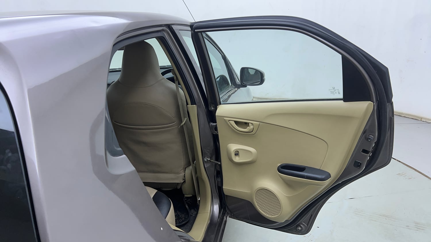 Used 2016 Honda Brio S MT Petrol Manual interior RIGHT REAR DOOR OPEN VIEW