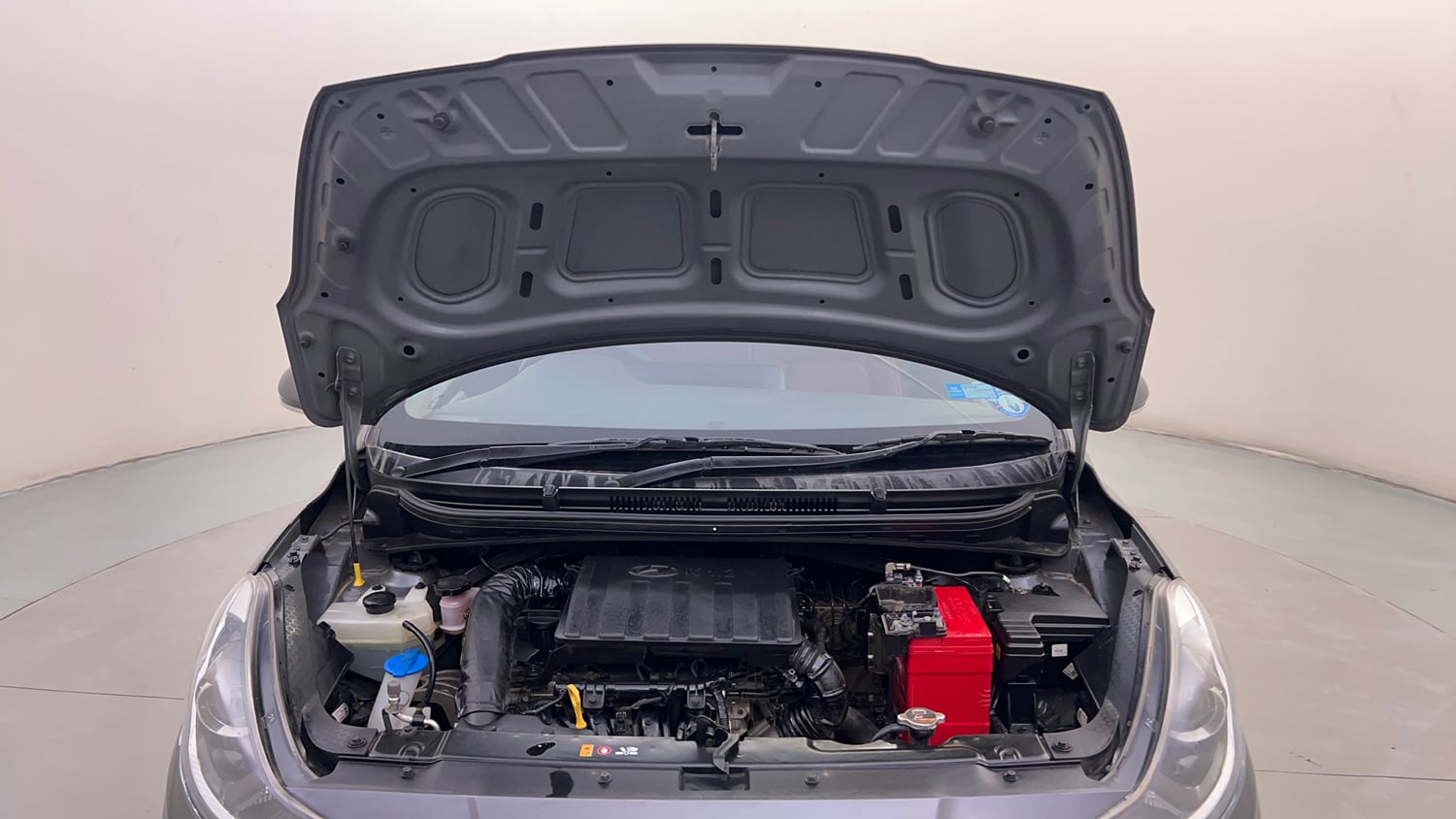 Used 2020 Hyundai Aura SX 1.2 (O) Petrol Petrol Manual engine ENGINE & BONNET OPEN FRONT VIEW