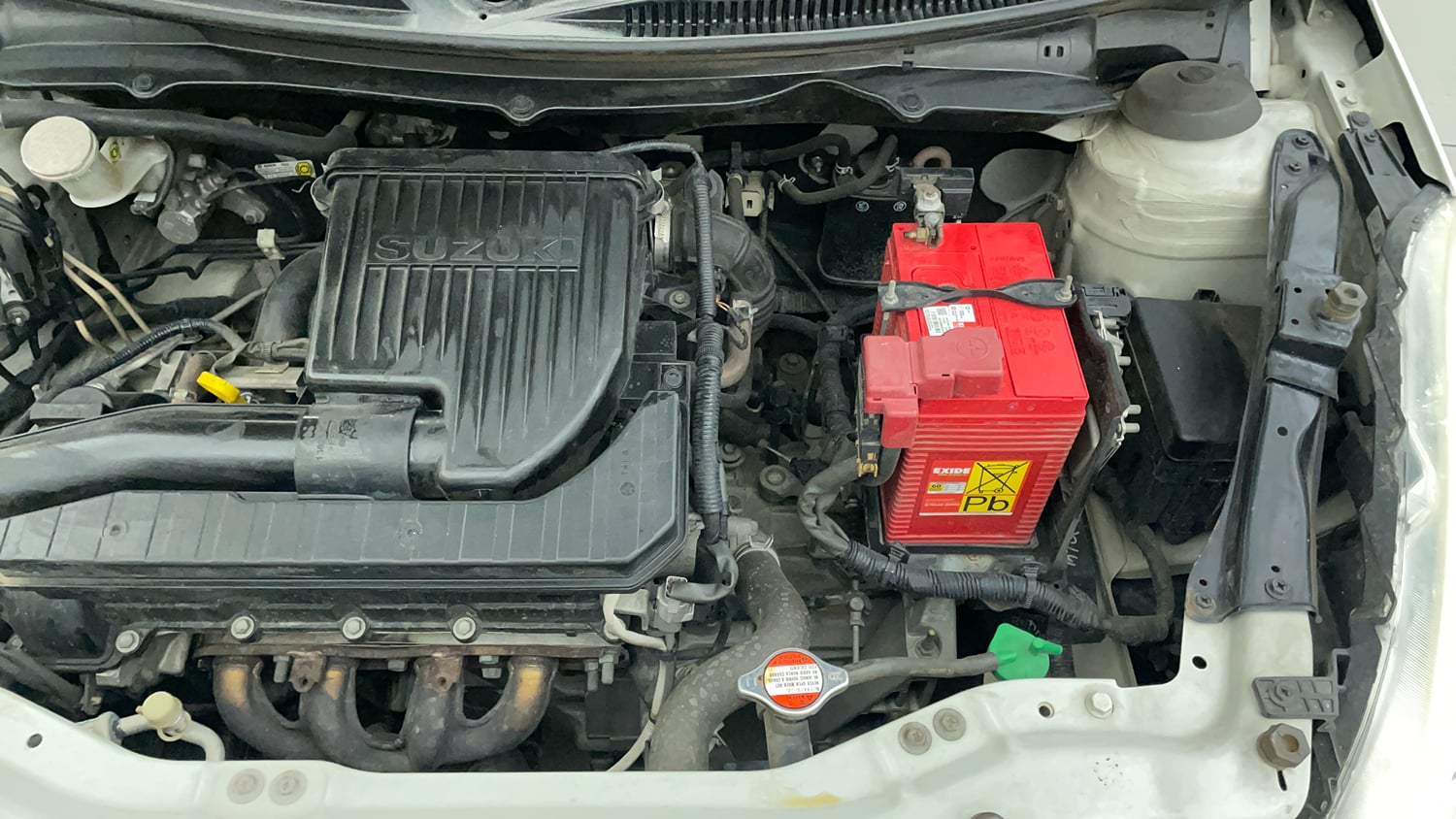 Used 2017 Maruti Suzuki Swift VXI (O) Petrol Manual engine ENGINE LEFT SIDE VIEW