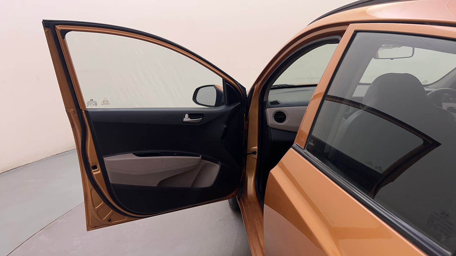 Used 2013 Hyundai Grand i10 Asta 1.2 Kappa VTVT Petrol Manual interior LEFT FRONT DOOR OPEN VIEW