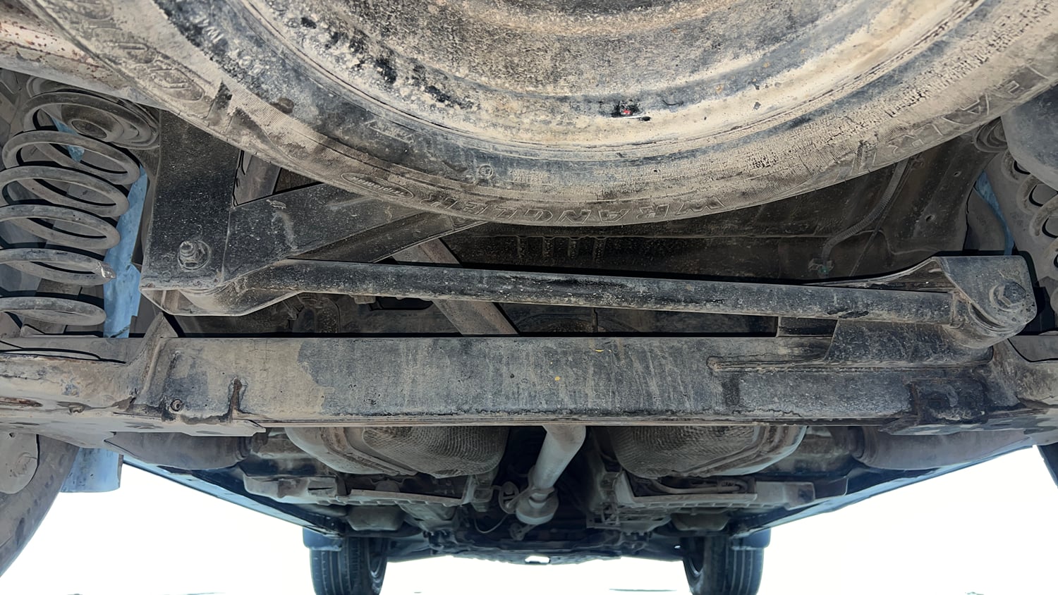 Used 2021 Tata Harrier XT Plus Dark Edition Diesel Manual extra REAR UNDERBODY VIEW (TAKEN FROM REAR)