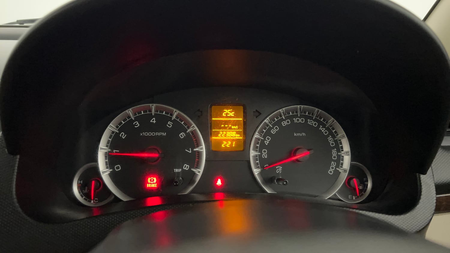Used 2016 Maruti Suzuki Swift Dzire ZXI Petrol Manual interior CLUSTERMETER VIEW
