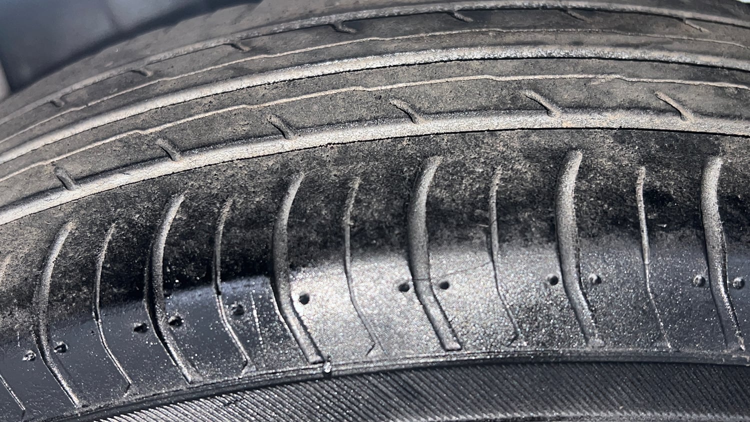 Used 2017 Maruti Suzuki Alto K10 VXi Petrol Manual tyres LEFT REAR TYRE TREAD VIEW