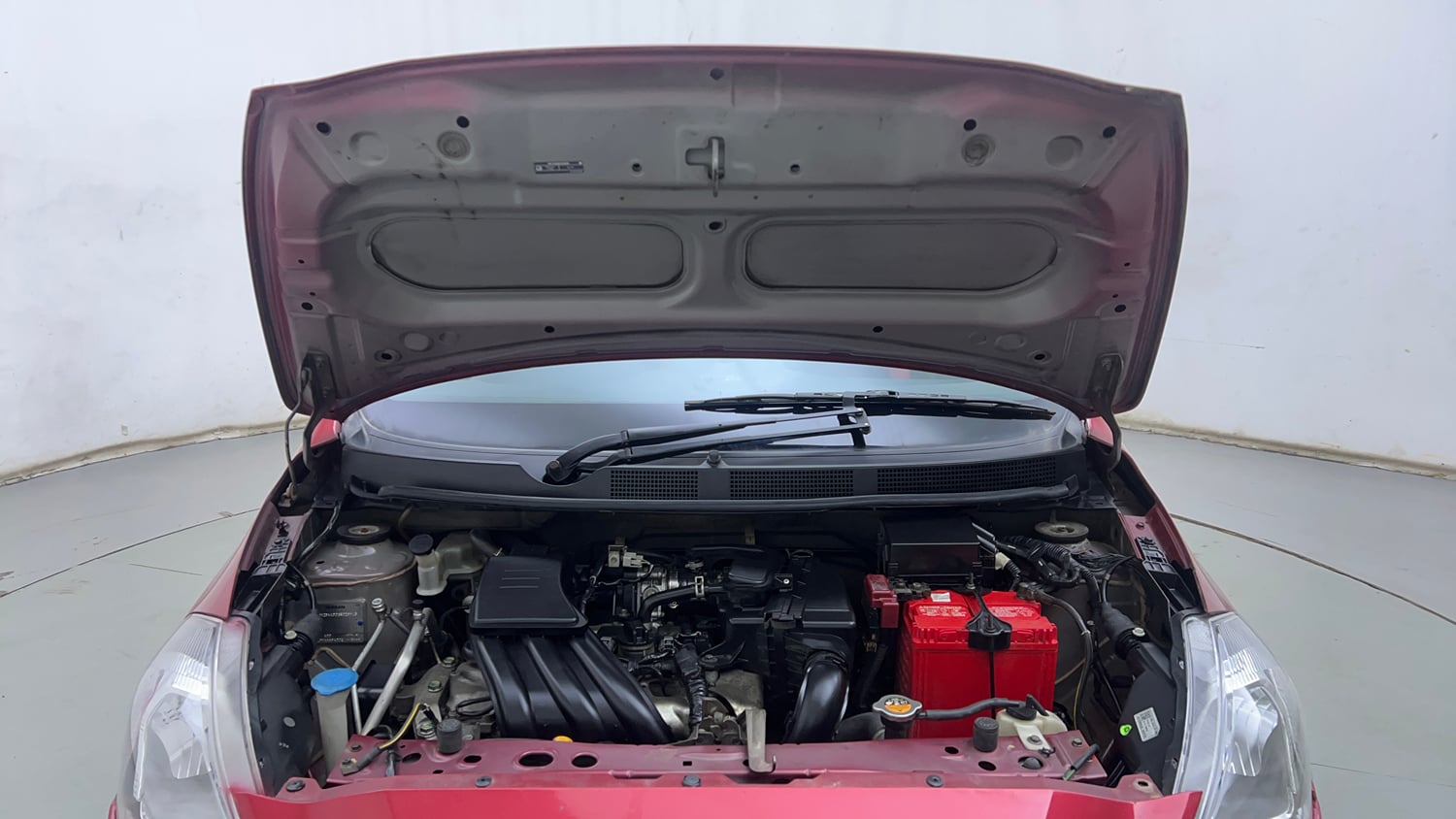 Used 2016 Datsun GO T Petrol Manual engine ENGINE & BONNET OPEN FRONT VIEW