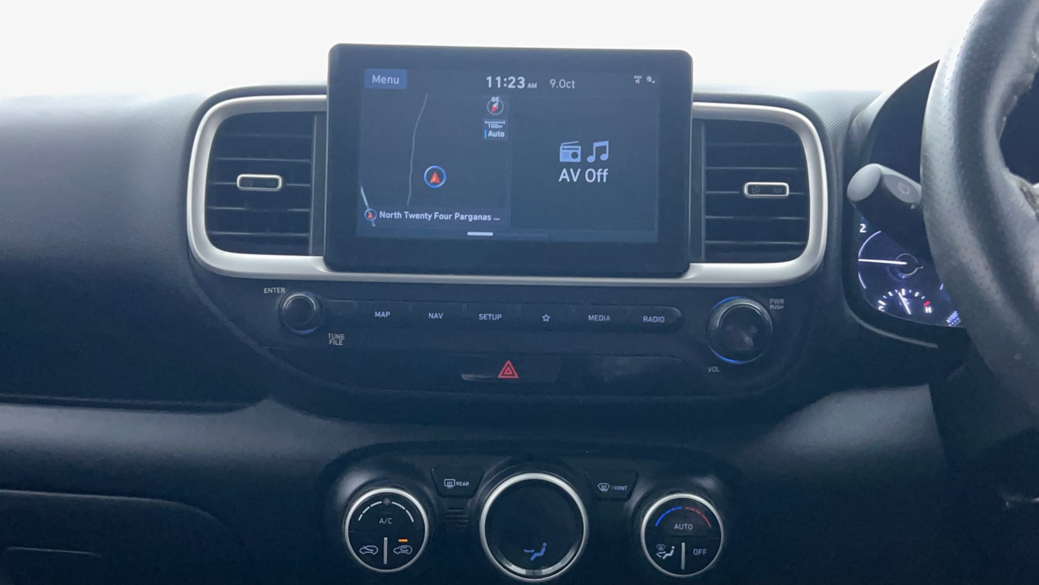 Used 2019 Hyundai Venue SX 1.4 (O) CRDi Diesel Manual interior MUSIC SYSTEM & AC CONTROL VIEW