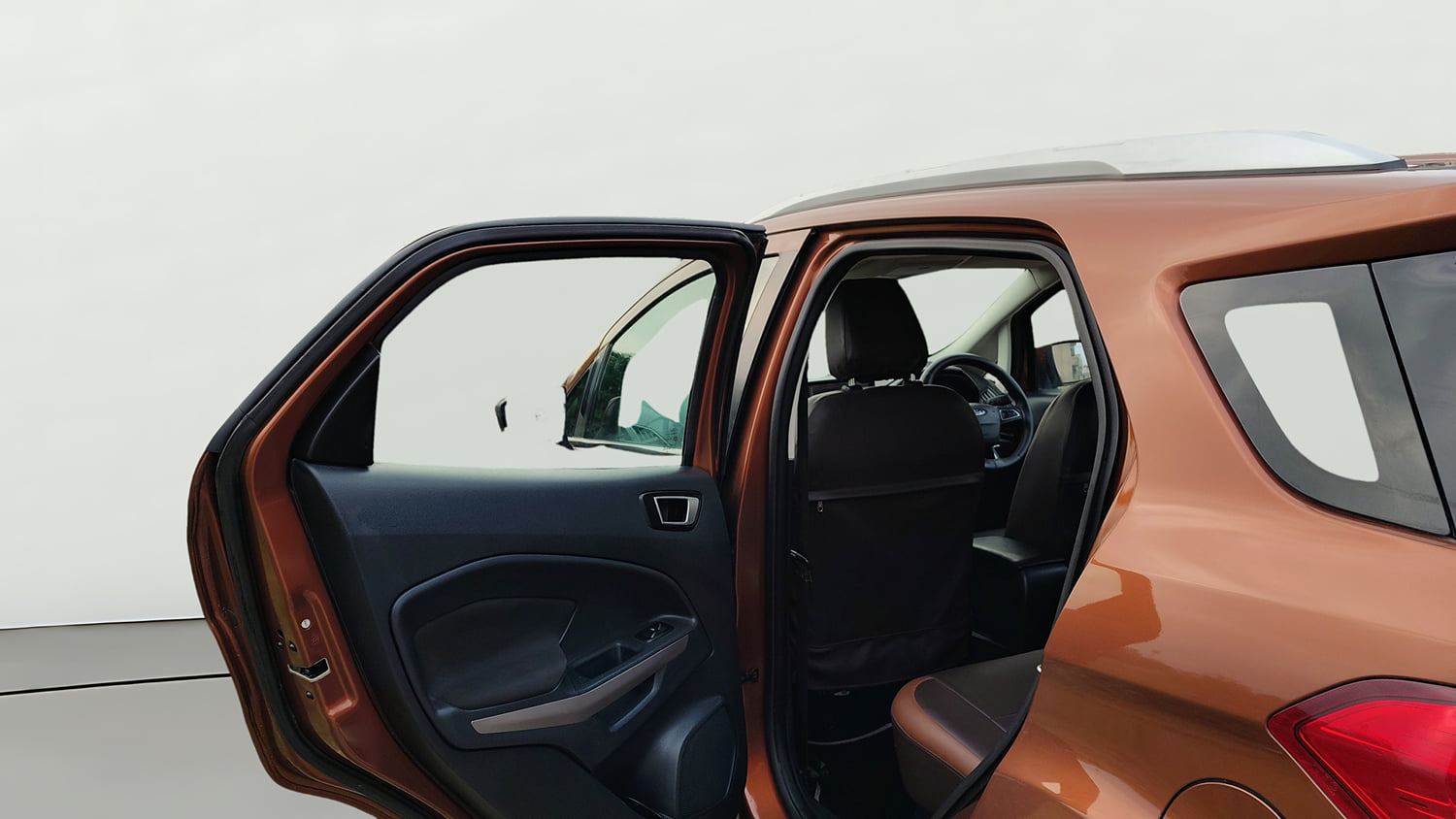 Used 2018 Ford EcoSport Titanium 1.5L Ti-VCT Petrol Manual interior LEFT REAR DOOR OPEN VIEW