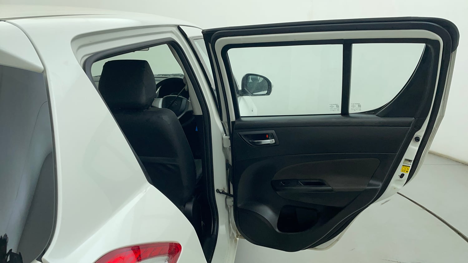 Used 2017 Maruti Suzuki Swift VXI (O) Petrol Manual interior RIGHT REAR DOOR OPEN VIEW