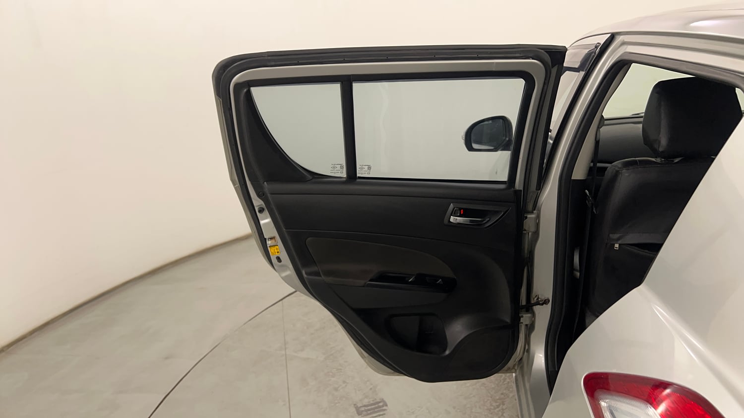 Used 2013 Maruti Suzuki Swift VXi Petrol Manual interior LEFT REAR DOOR OPEN VIEW
