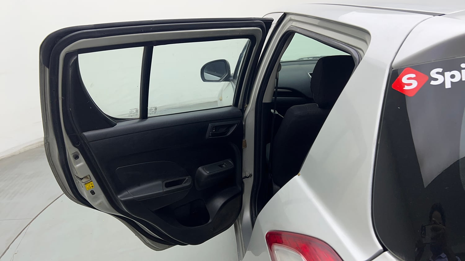Used 2017 Maruti Suzuki Swift Lxi (O) Petrol Manual interior LEFT REAR DOOR OPEN VIEW