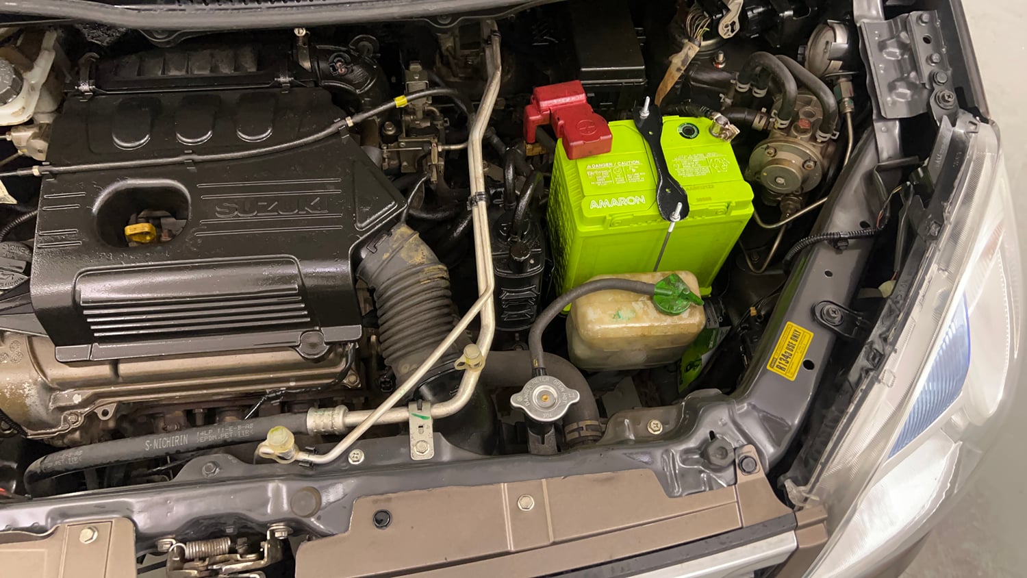 Used 2018 Maruti Suzuki Wagon R LXI CNG (O) Cng Manual engine ENGINE LEFT SIDE VIEW