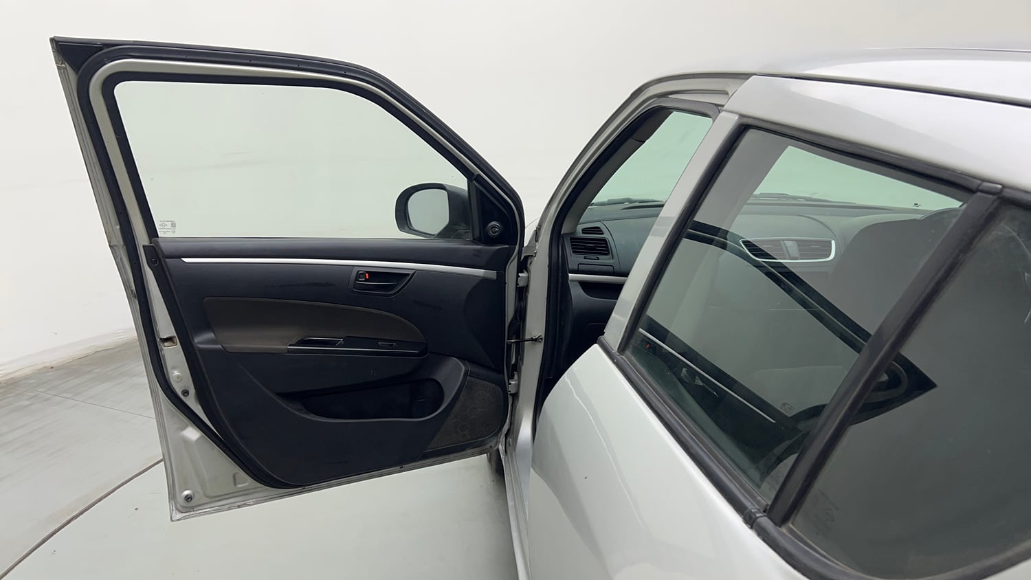 Used 2017 Maruti Suzuki Swift Lxi (O) Petrol Manual interior LEFT FRONT DOOR OPEN VIEW