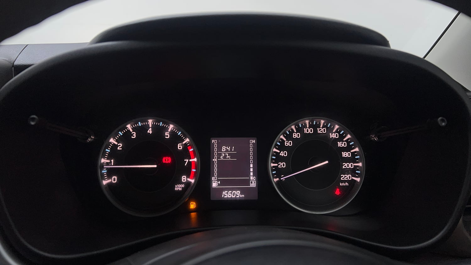 Used 2023 Maruti Suzuki Fronx Delta Plus 1.2L MT Petrol Manual interior CLUSTERMETER VIEW