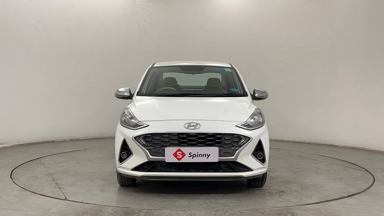 Used 2022 Hyundai Aura S 1.2 AMT Petrol Petrol Automatic exterior FRONT VIEW