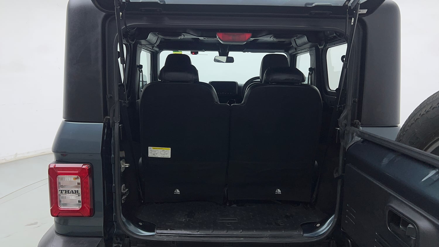 Used 2024 Mahindra Thar LX Hard Top Diesel MT 4WD Diesel Manual interior DICKY INSIDE VIEW