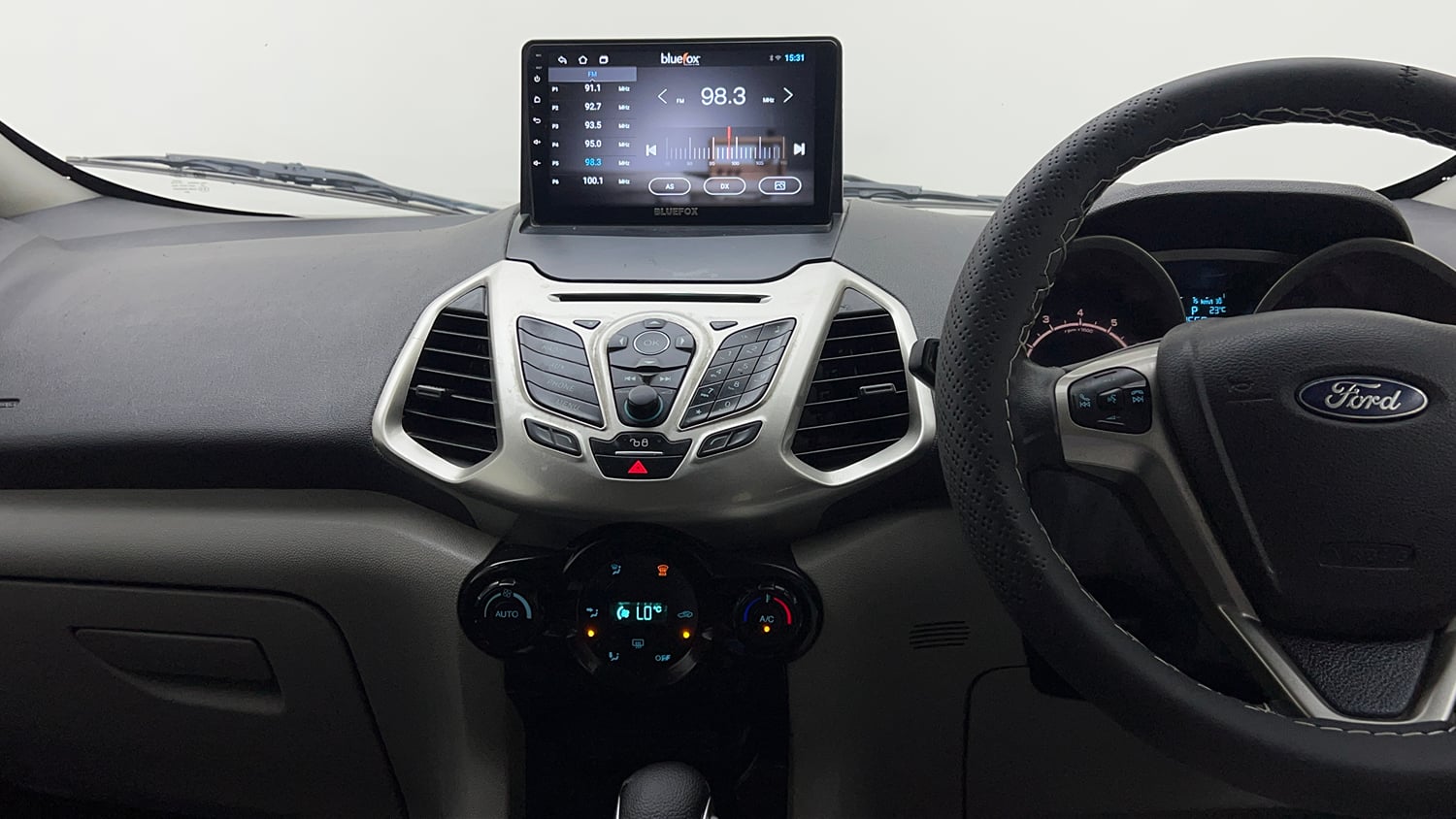 Used 2017 Ford EcoSport Titanium 1.5L Ti-VCT AT Petrol Automatic interior MUSIC SYSTEM & AC CONTROL VIEW