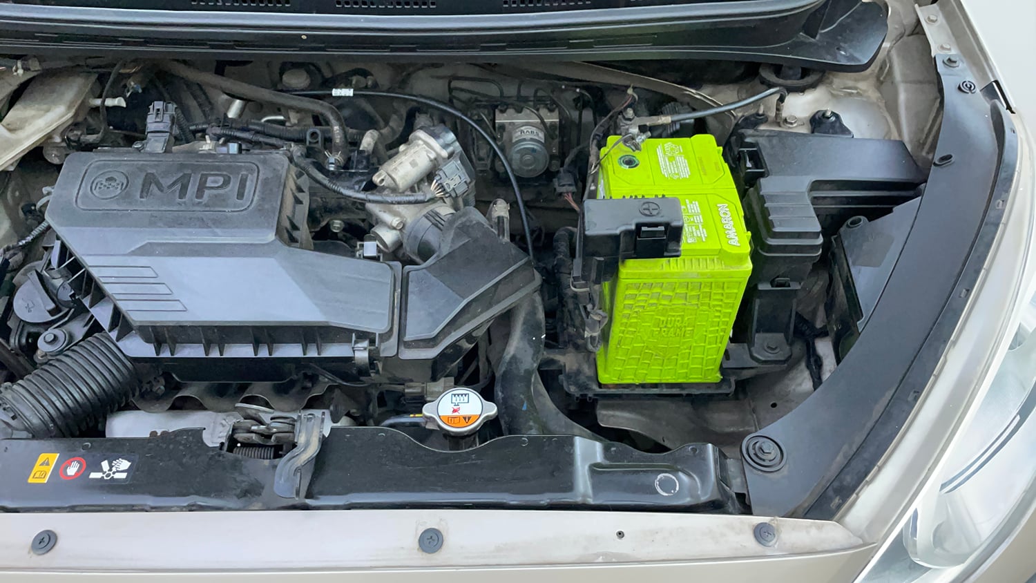 Used 2019 Hyundai Santro Era Executive Petrol Manual engine ENGINE LEFT SIDE VIEW
