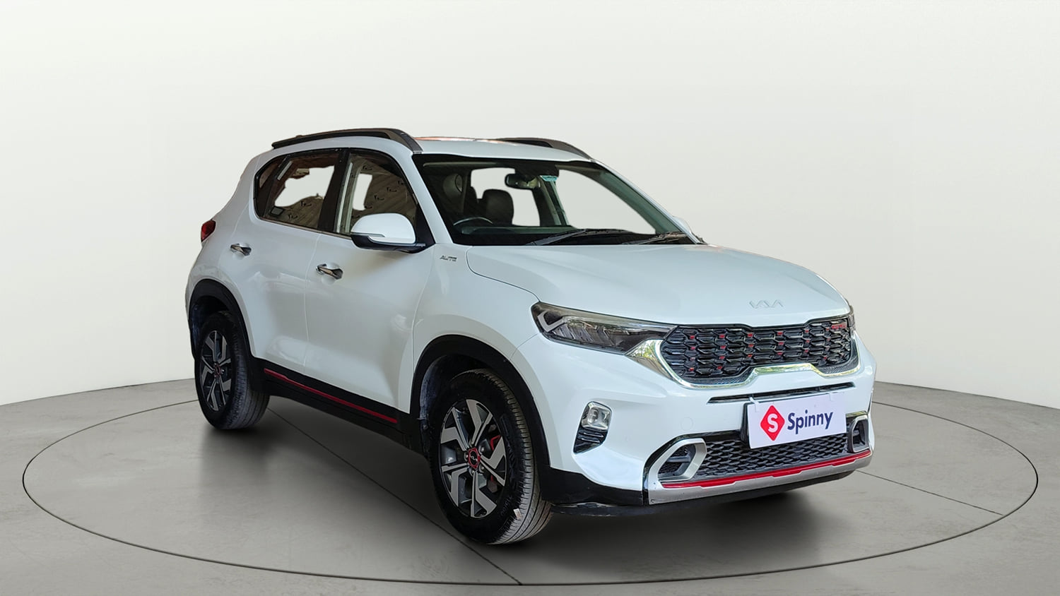 Used 2021 Kia Sonet GTX Plus 1.5 AT Diesel Automatic exterior RIGHT FRONT CORNER VIEW