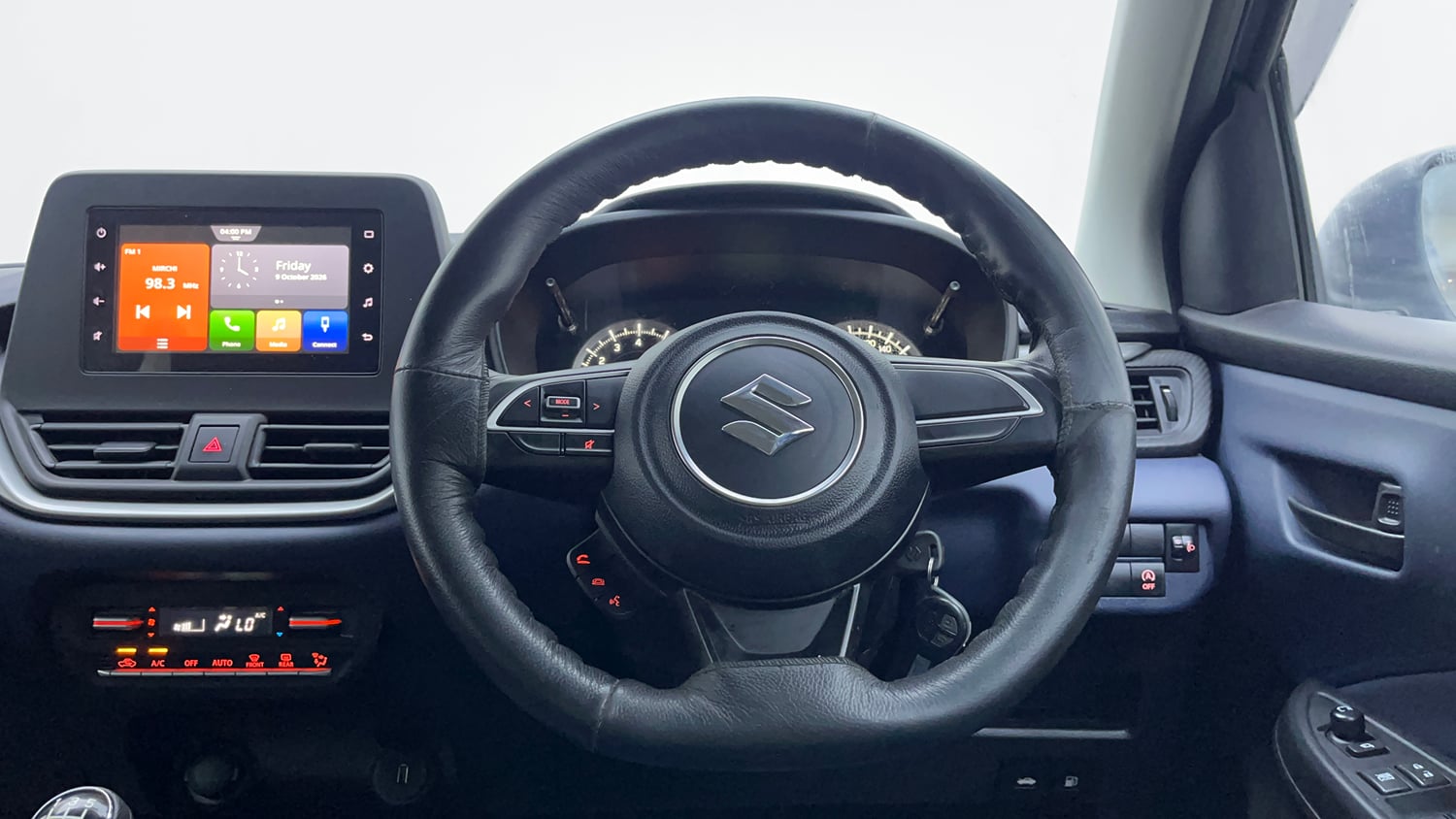 Used 2024 Maruti Suzuki Baleno Delta MT Petrol Manual interior STEERING VIEW