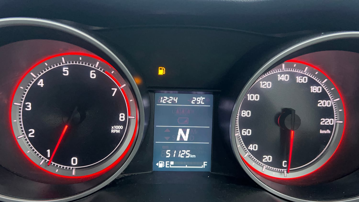 Used 2018 Maruti Suzuki Swift ZXi AMT Petrol Automatic interior CLUSTERMETER VIEW