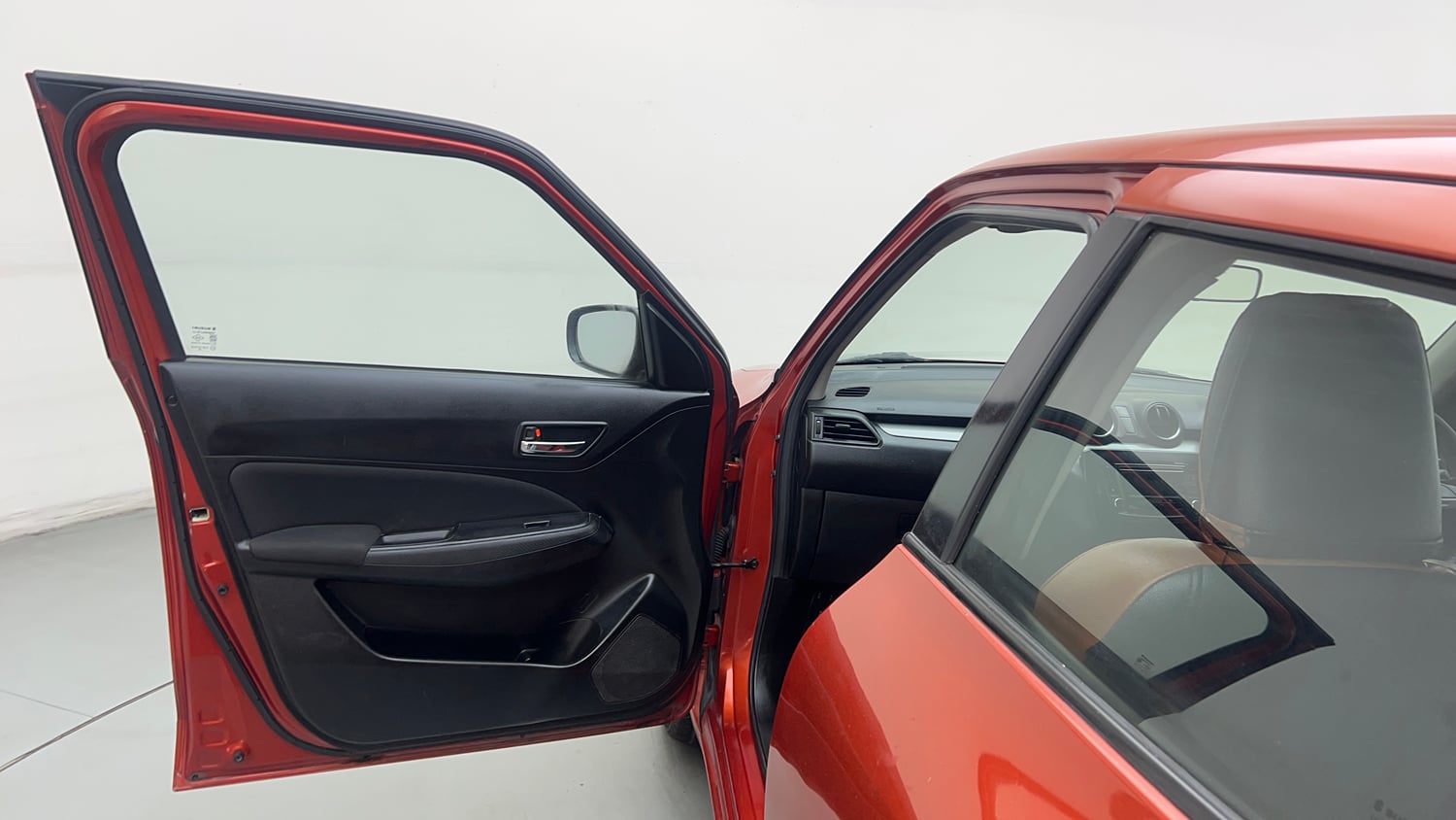 Used 2018 Maruti Suzuki Swift VXi Petrol Manual interior LEFT FRONT DOOR OPEN VIEW