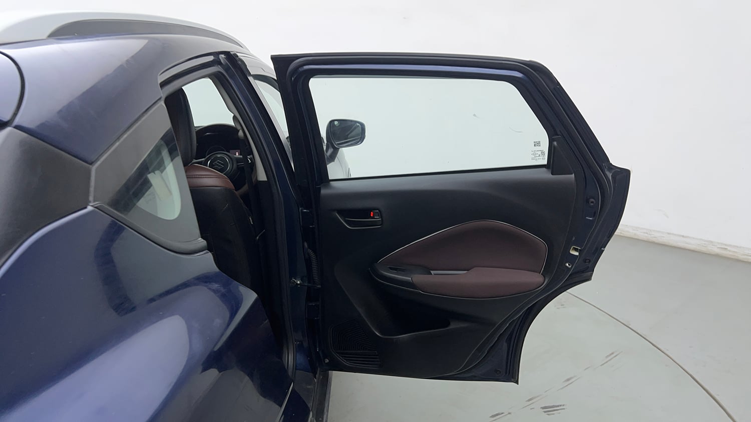 Used 2023 Maruti Suzuki Fronx Delta Plus 1.2L MT Petrol Manual interior RIGHT REAR DOOR OPEN VIEW