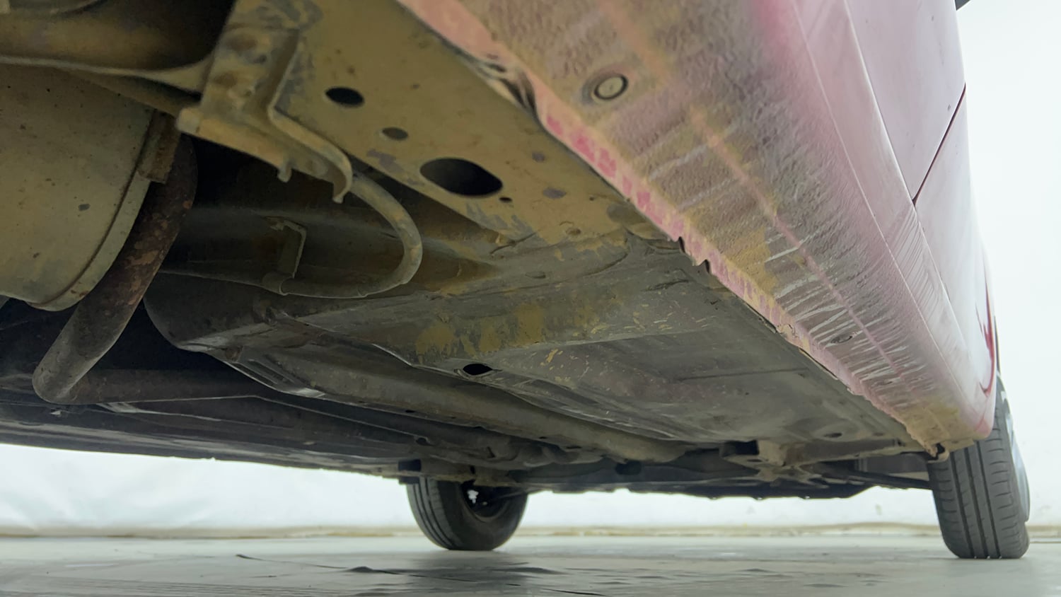 Used 2016 Datsun GO T Petrol Manual extra REAR RIGHT UNDERBODY VIEW