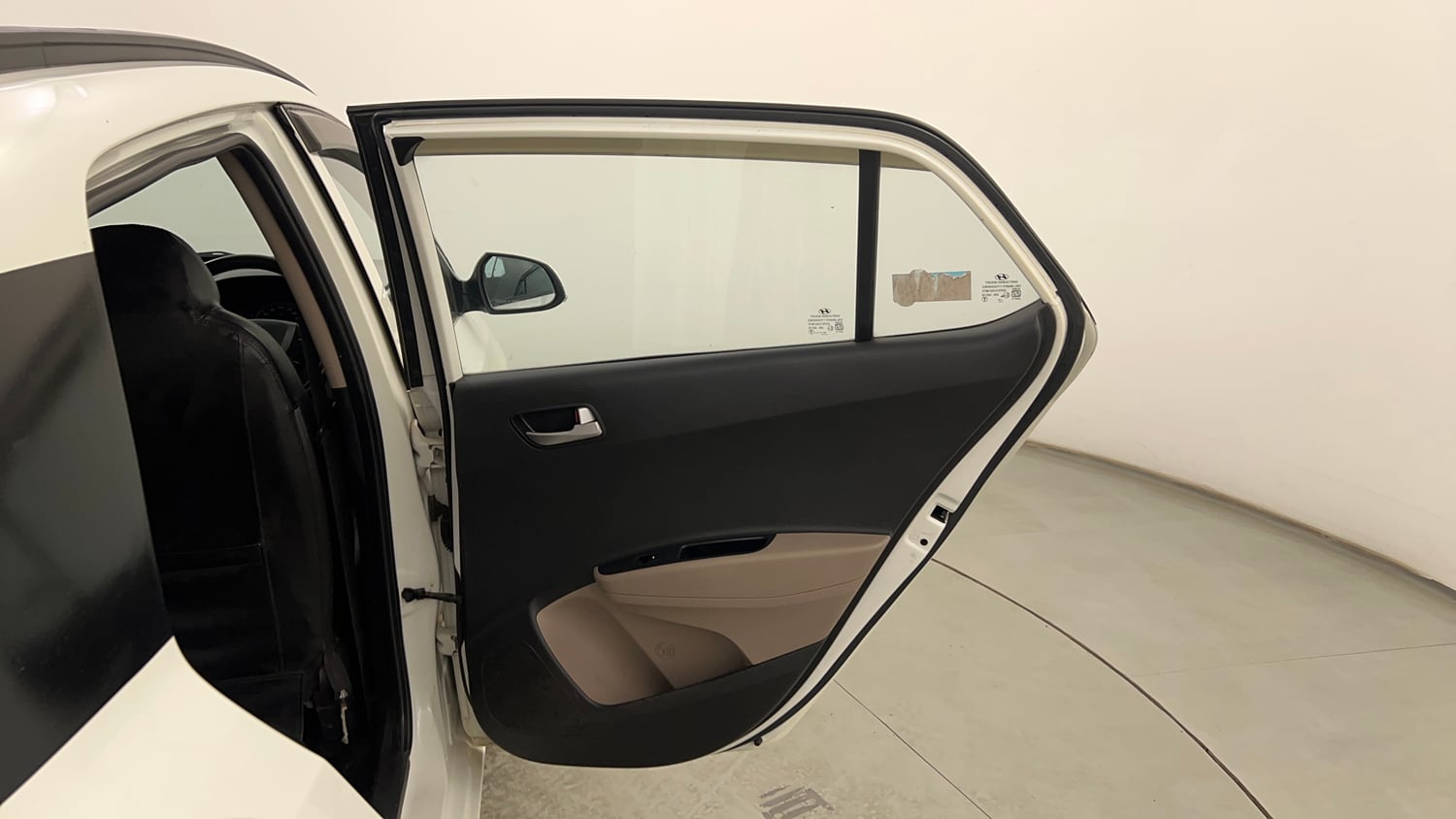 Used 2015 Hyundai Grand i10 Asta 1.2 Kappa VTVT Petrol Manual interior RIGHT REAR DOOR OPEN VIEW