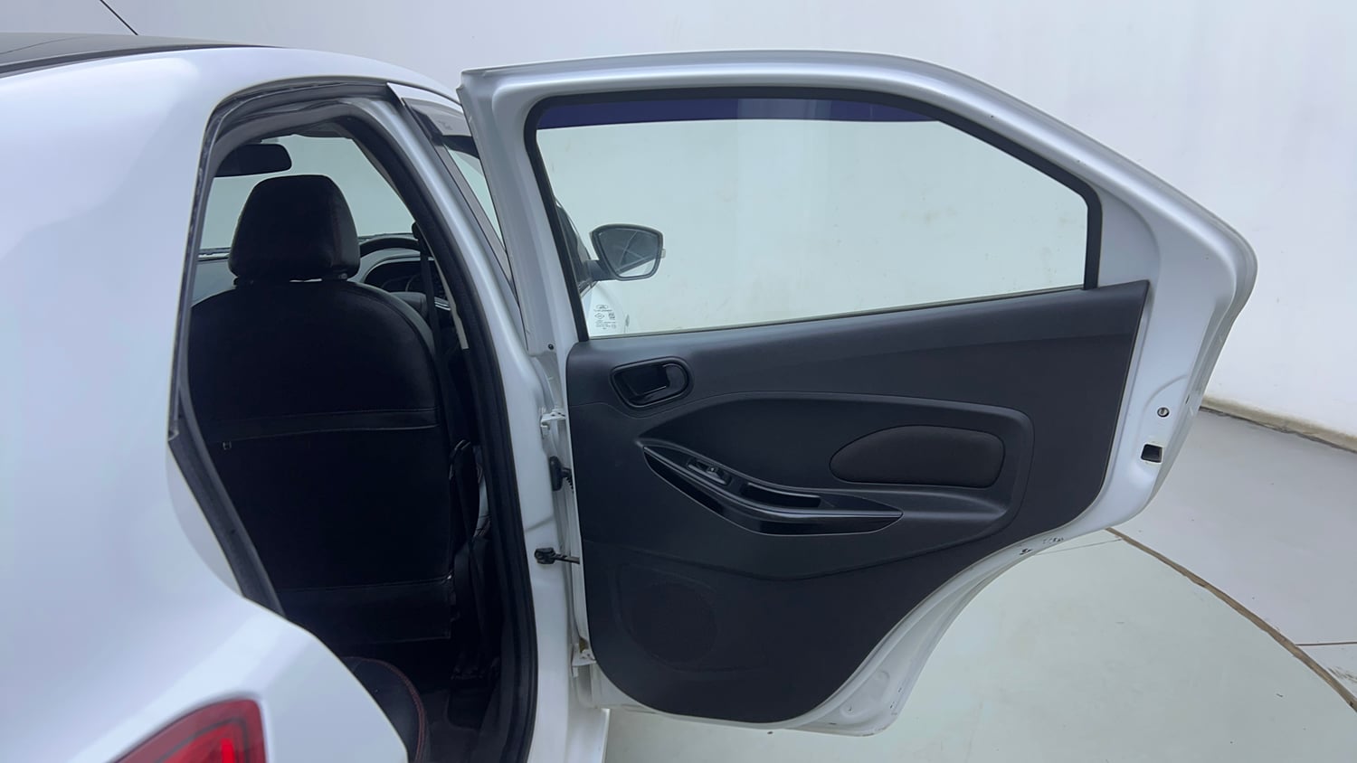 Used 2017 Ford Figo Titanium 1.2 Ti-VCT Petrol Manual interior RIGHT REAR DOOR OPEN VIEW