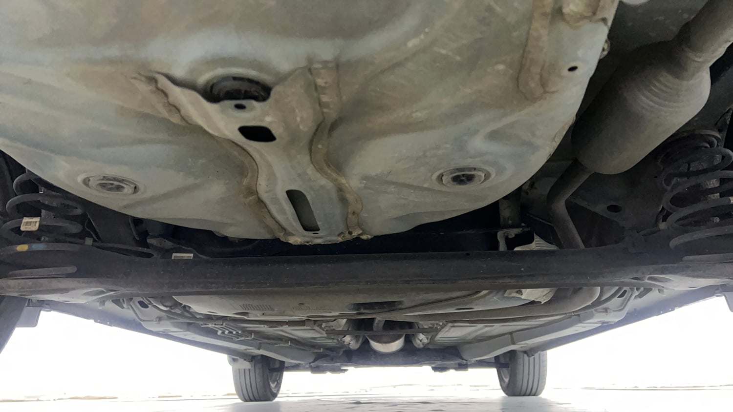 Used 2021 Maruti Suzuki Baleno Zeta Petrol Manual extra REAR UNDERBODY VIEW (TAKEN FROM REAR)