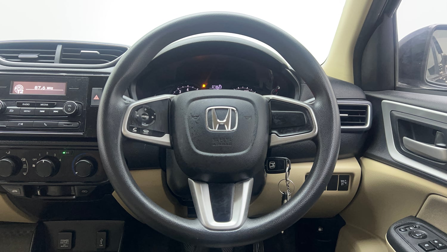 Used 2022 Honda Amaze S MT 1.2 Petrol Petrol Manual interior STEERING VIEW