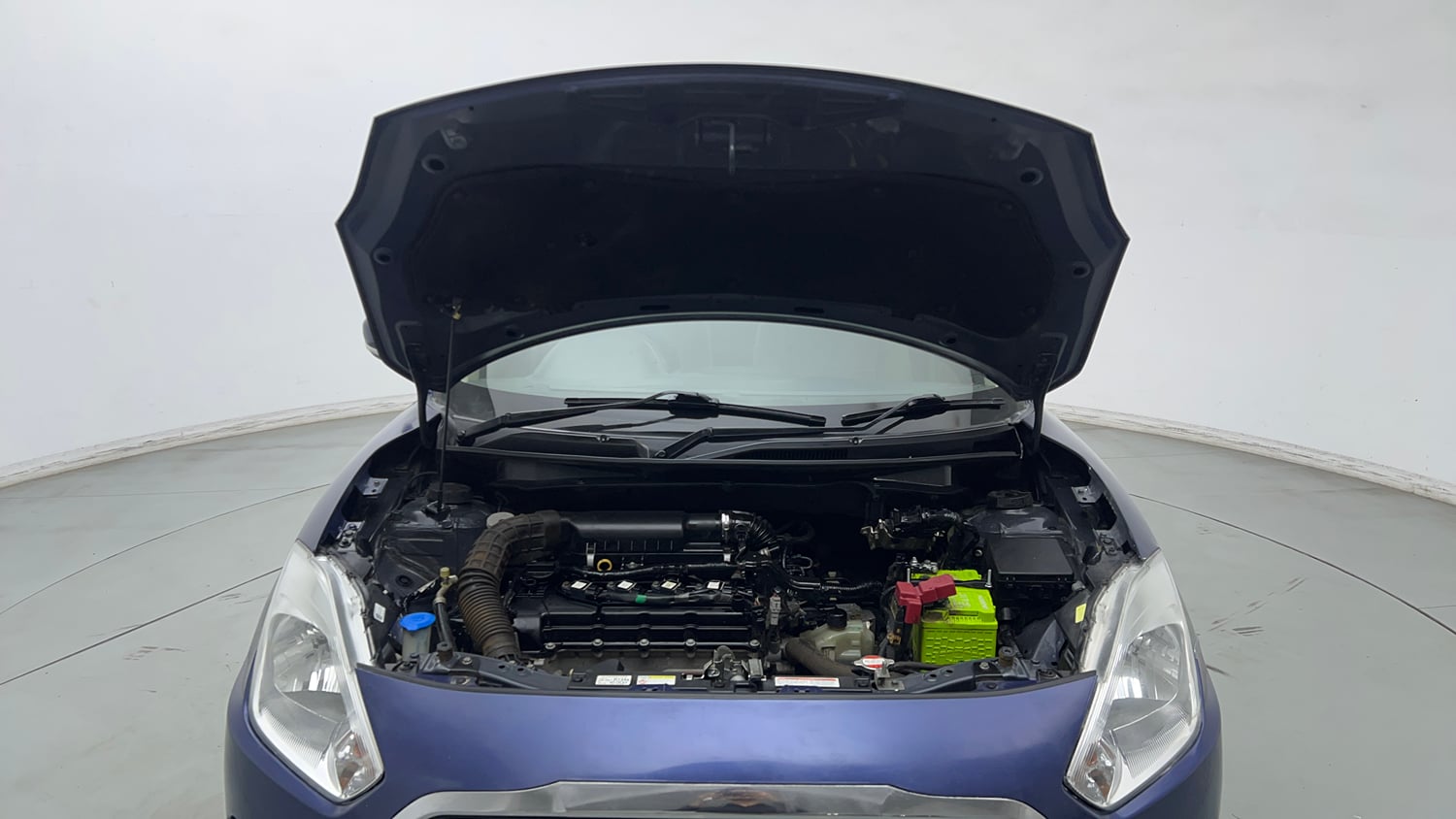 Used 2017 Maruti Suzuki Dzire VXi AMT Petrol Automatic engine ENGINE & BONNET OPEN FRONT VIEW
